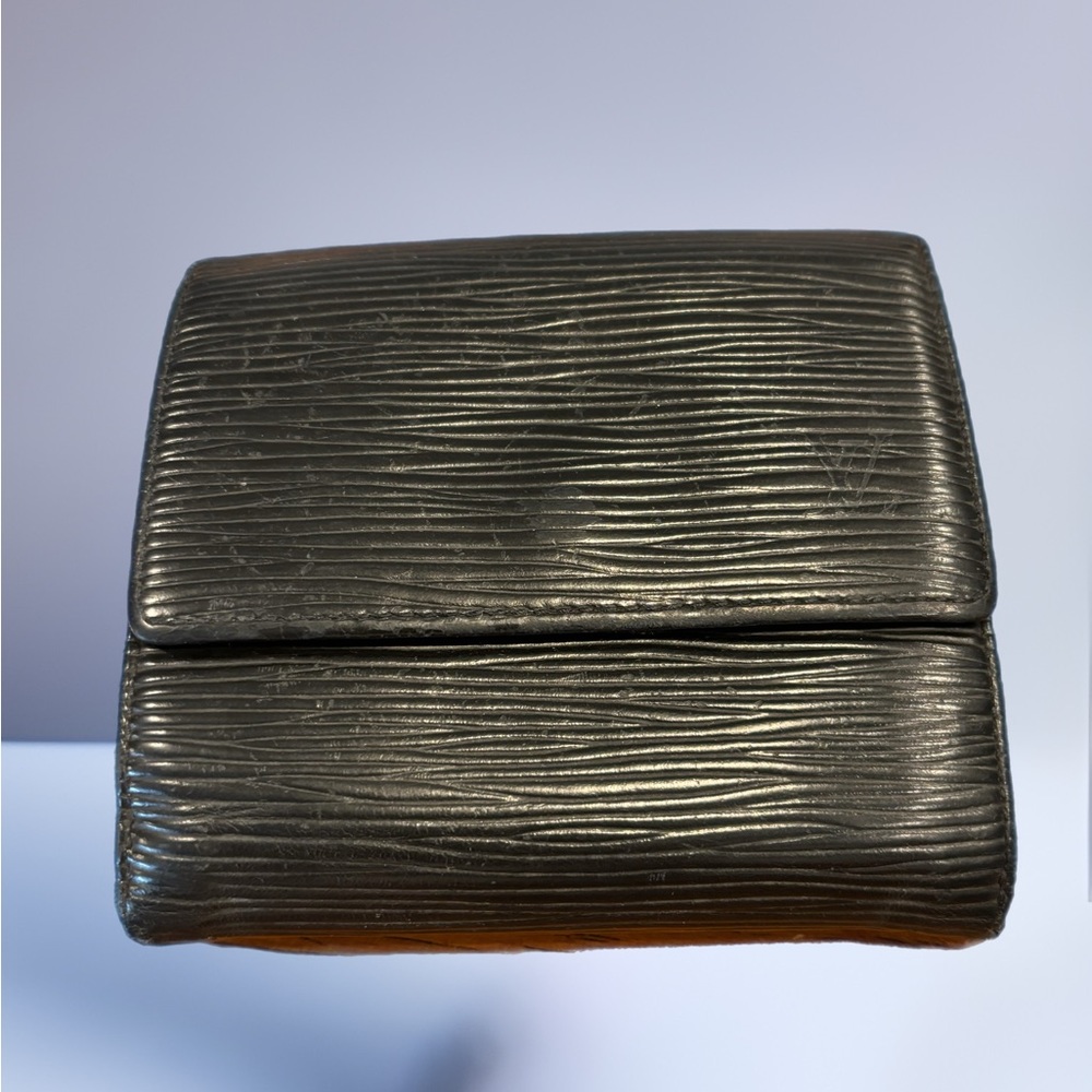 LV Black Epi Leather two sided wallet.